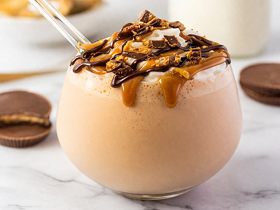 Chocolate And Peanut Butter Milkshake